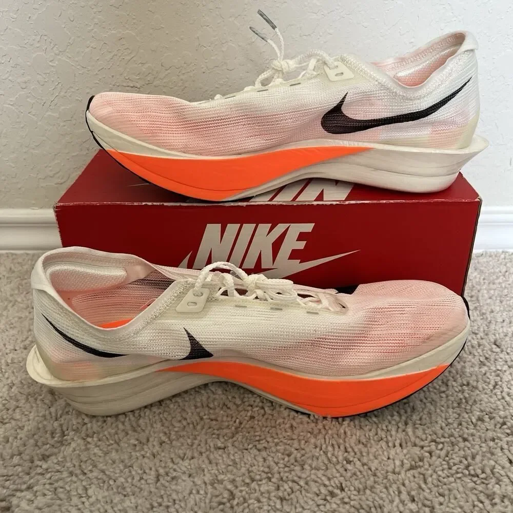 Nike ZoomX Streakfly 2 Proto White Orange Black Shoes HF6417-100 Men's 12.5 New